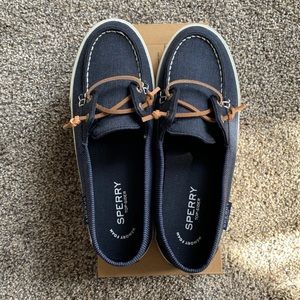 Sperry | lounge away navy slip ons